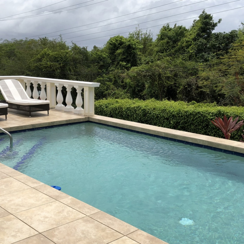 st lucia real estate 3-bed Standalone Trouya Villa for Rent pool view