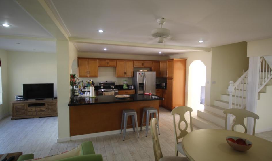 st lucia real estate Surfside Villas At Anse Galet Bay kitchen
