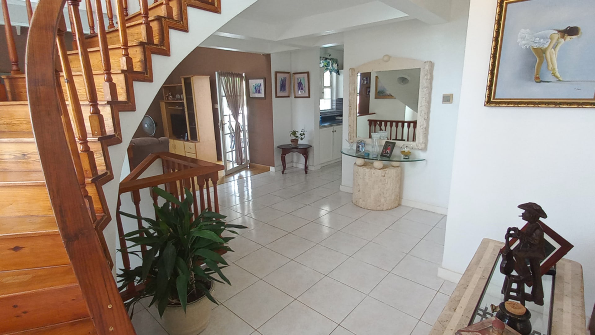 THE VICTORIAN5 St Lucia real estate Victorian Villa at Cap Estate for sale wooden stairs