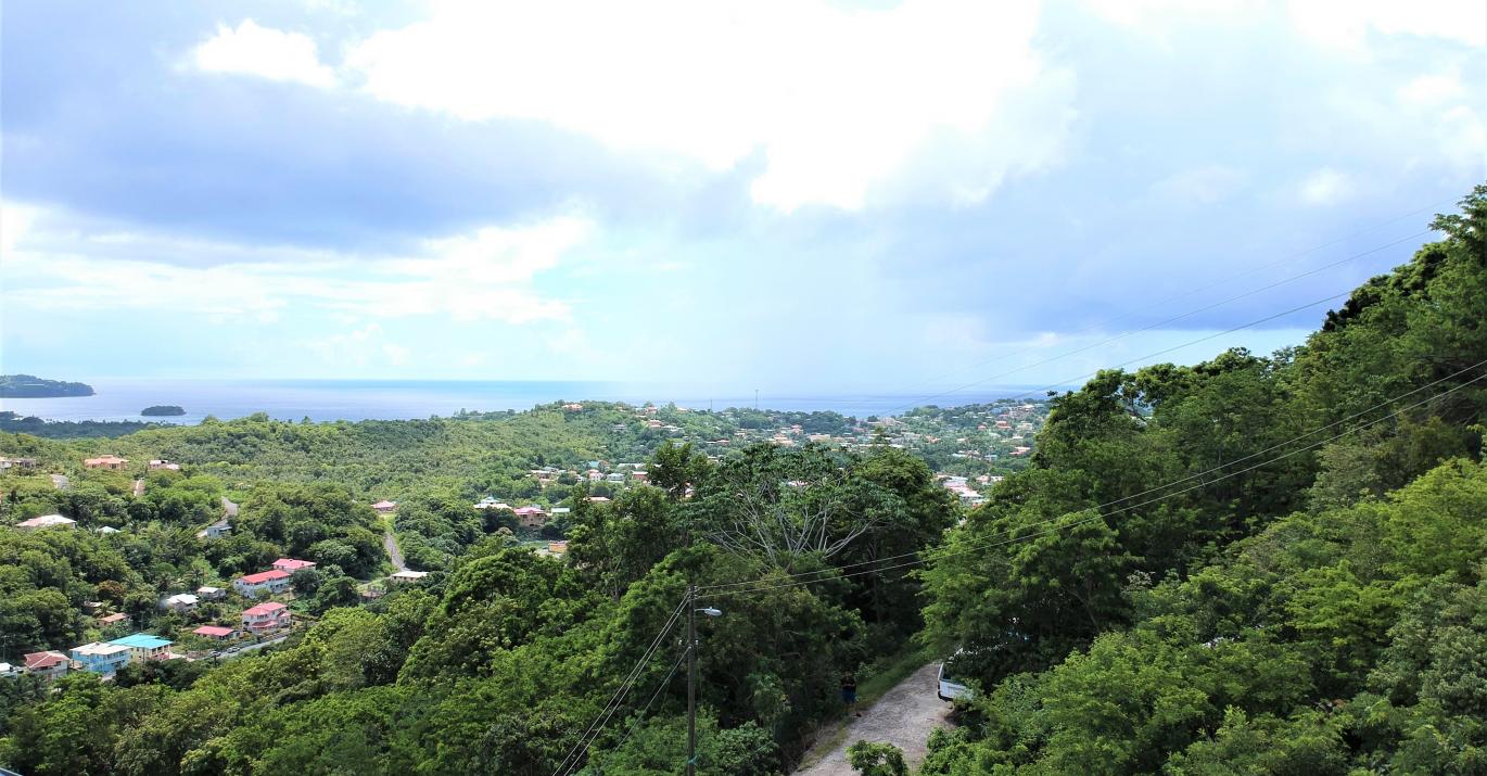 st lucia real estate Scenic Seaview Parcel in a Peaceful Environment road