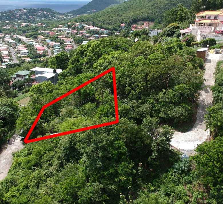 Scenic Seaview Parcel in a Peaceful Environment st lucia real estate