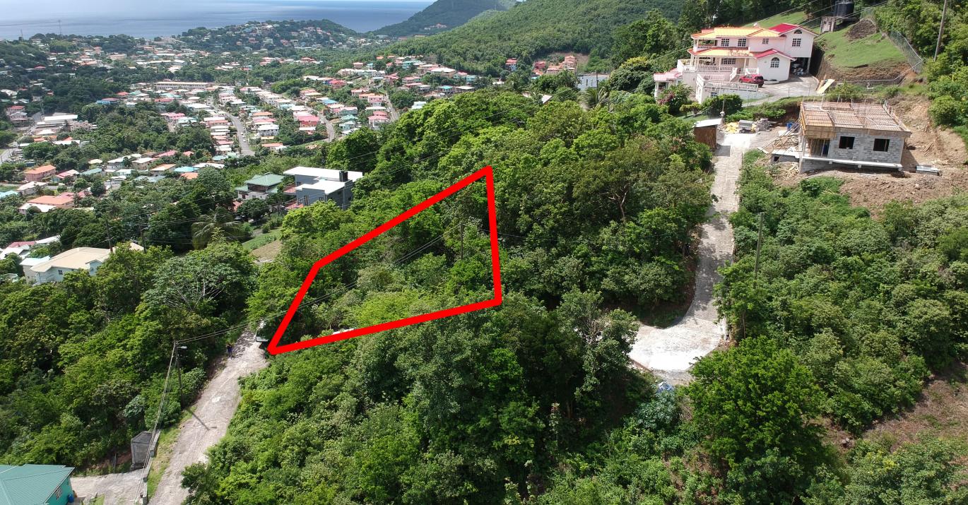 Scenic Seaview Parcel in a Peaceful Environment st lucia real estate