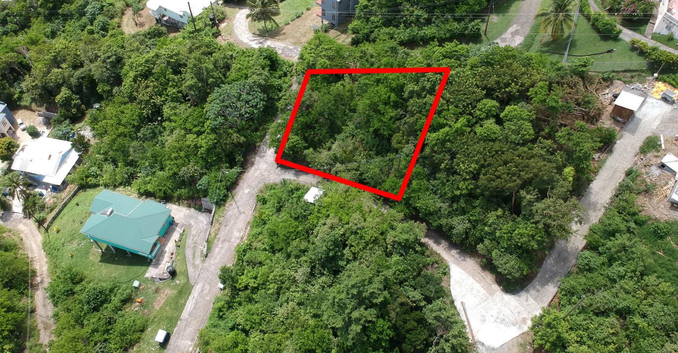 st lucia real estate Scenic Seaview Parcel in a Peaceful Environment