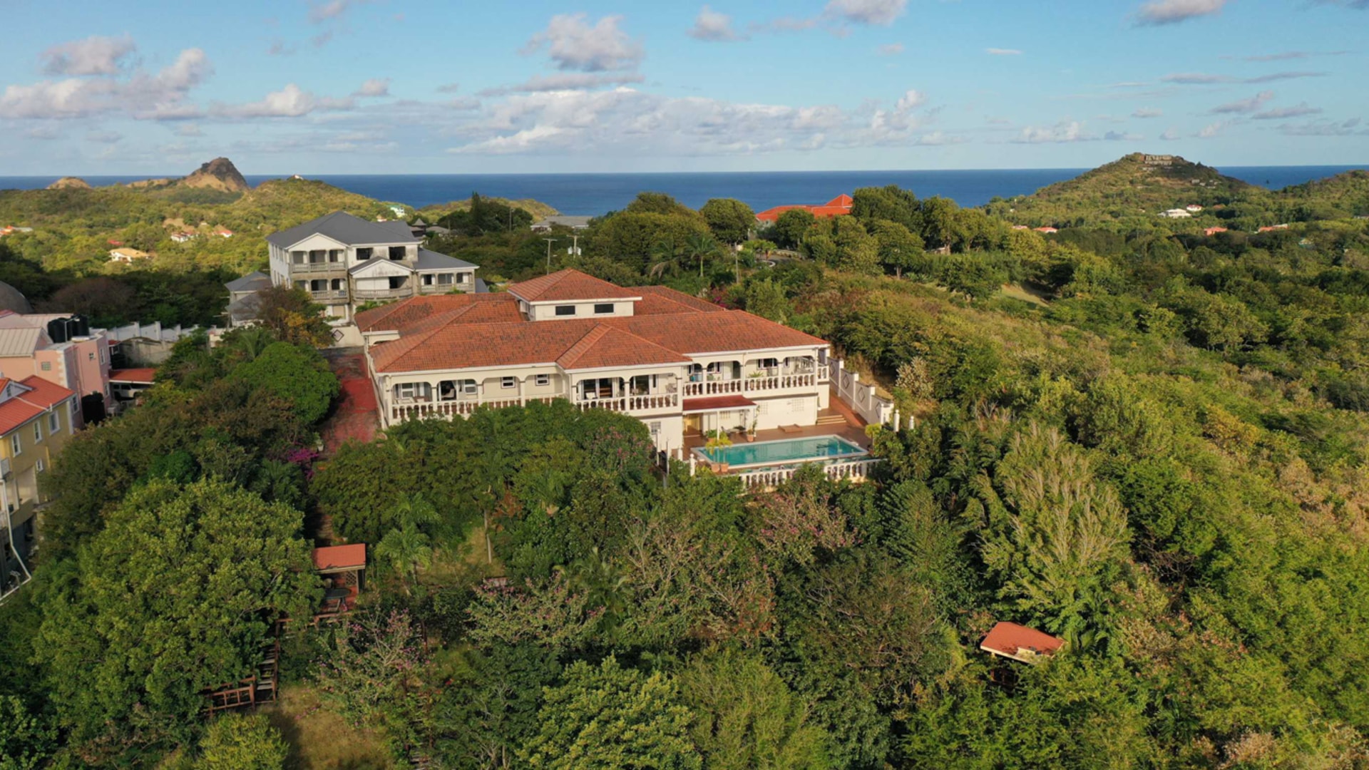 st lucia real estate Ocean View Villa Cap Estate big house