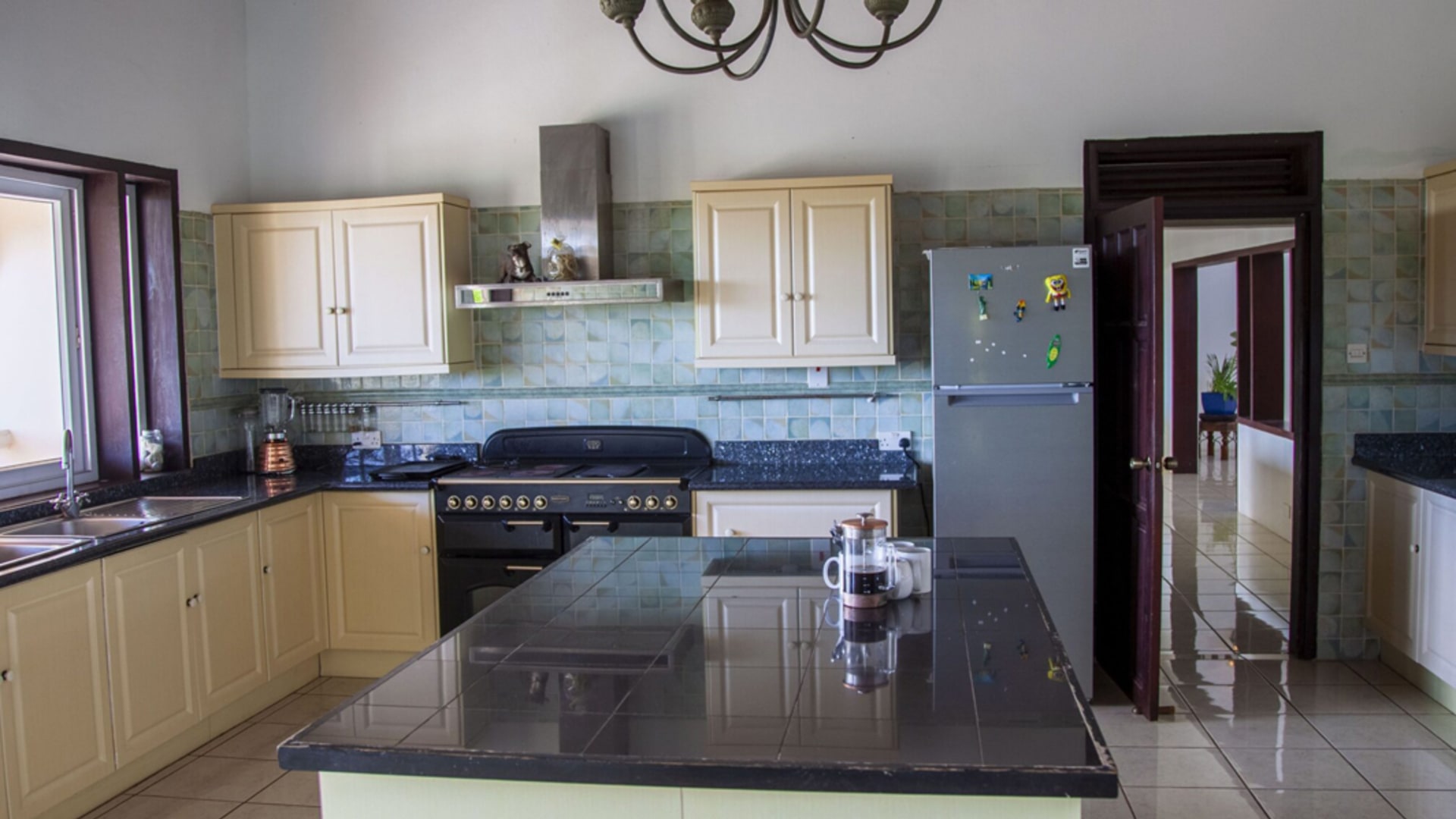 st lucia real estate Ocean View Villa Cap Estate island kitchen