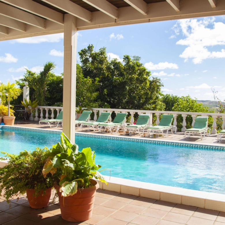 st lucia real estate Ocean View Villa Cap Estate pool