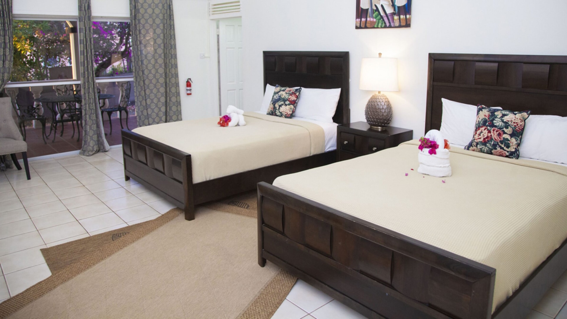 st lucia real estate Ocean View Villa Cap Estate double beds