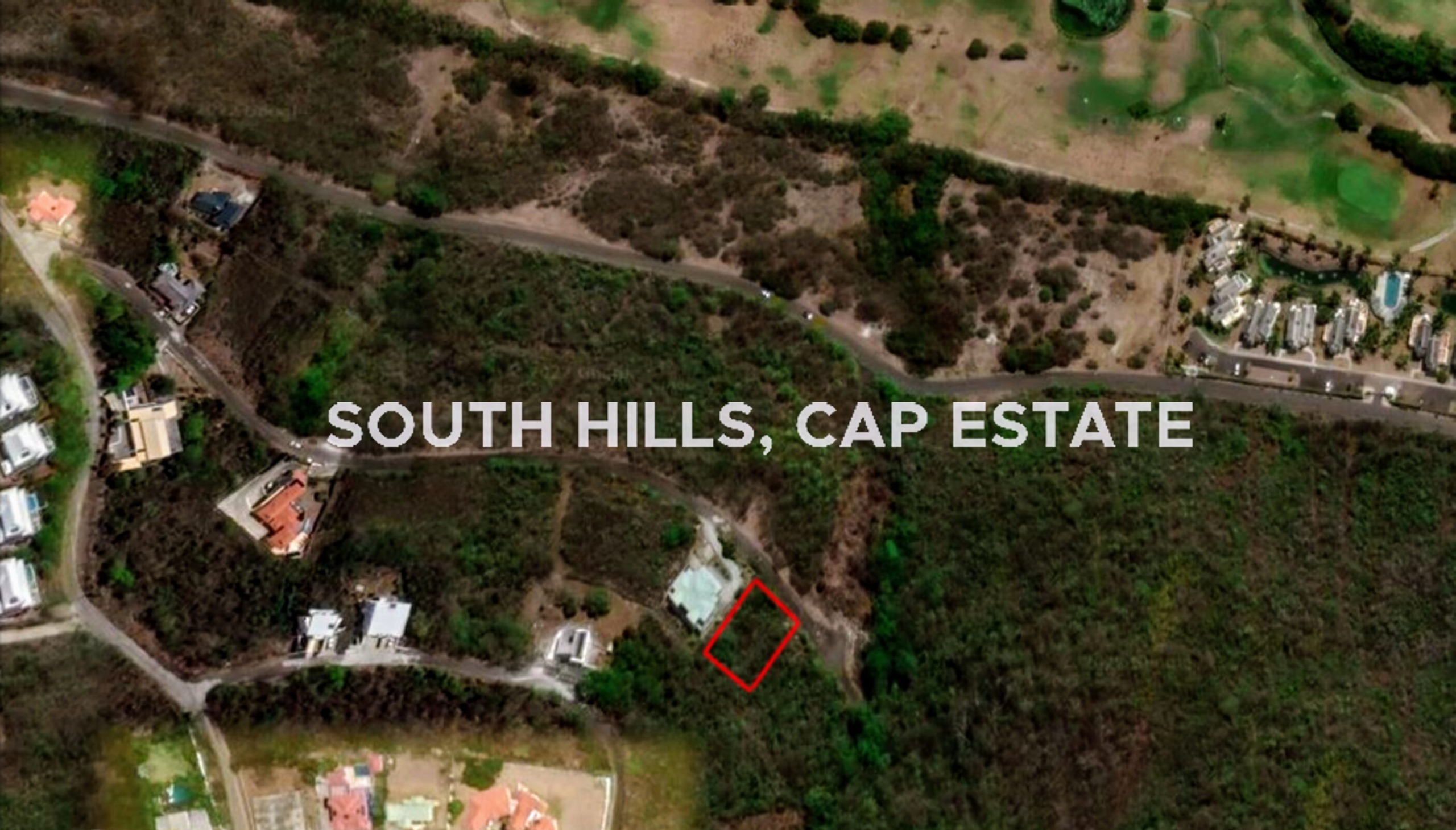 Aerial-view-of-Land-in-Cap-Estate-lot-418 land for sale in cap estate south hills