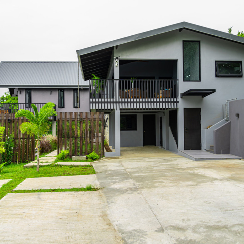 house and land in st lucia entrance