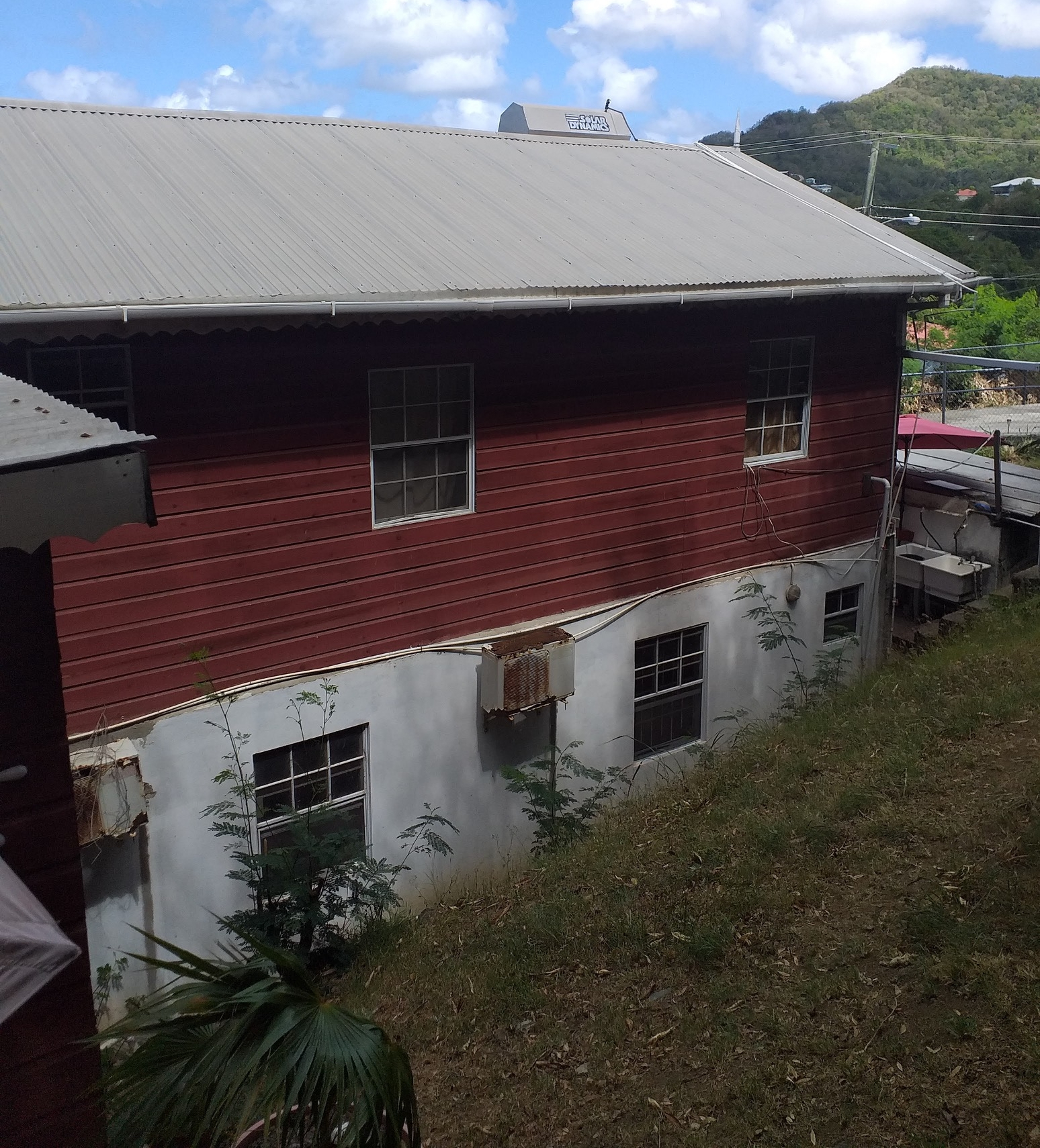 St Lucia real estate House for Sale in Bois D'Orange back yard