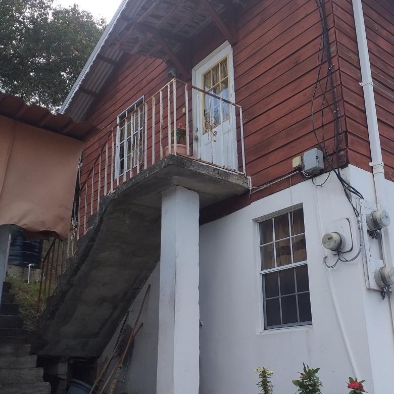 St Lucia real estate House for Sale in Bois D'Orange step