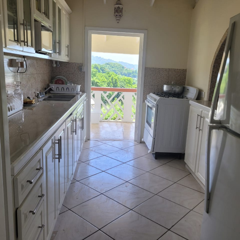 st lucia real estate 3 Bedroom House Close to Gablewoods For Rent kitchen door