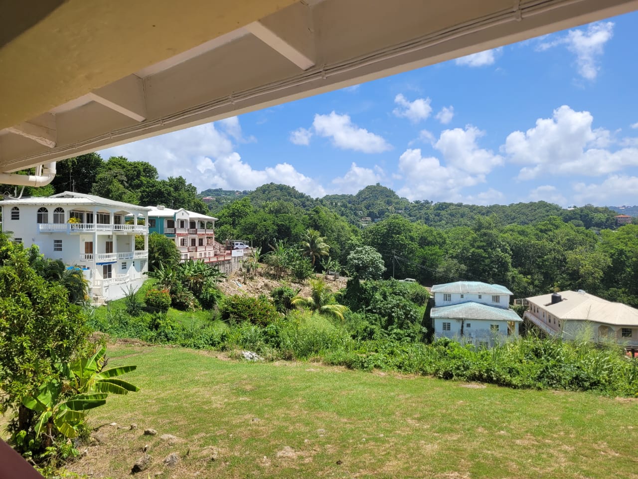 st lucia real estate 3 Bedroom House Close to Gablewoods For Rent garden view