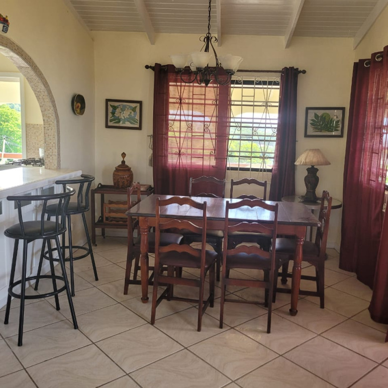 st lucia real estate 3 Bedroom House Close to Gablewoods For Rent tables