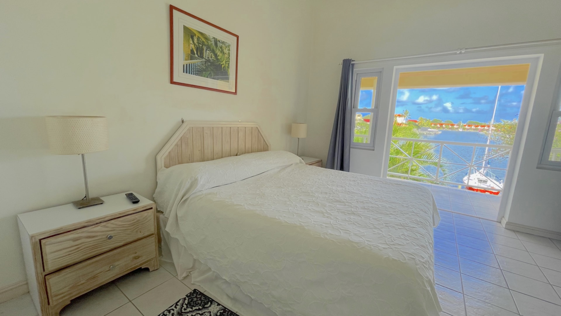 Bayview Townhouse For Sale in Rodney Bay St Lucia bed view
