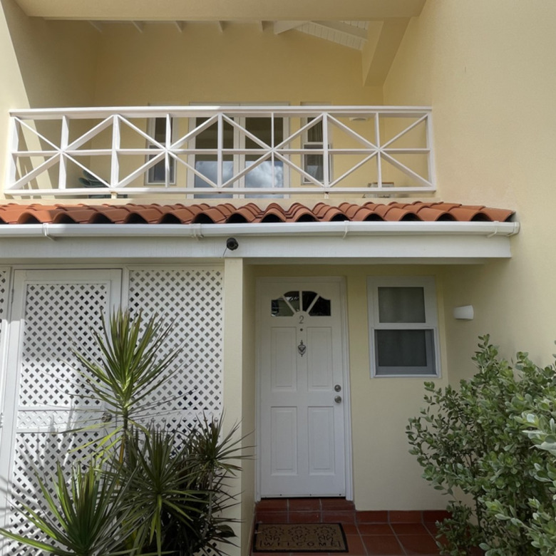 Bayview Townhouse For Sale in Rodney Bay St Lucia real estate entrance