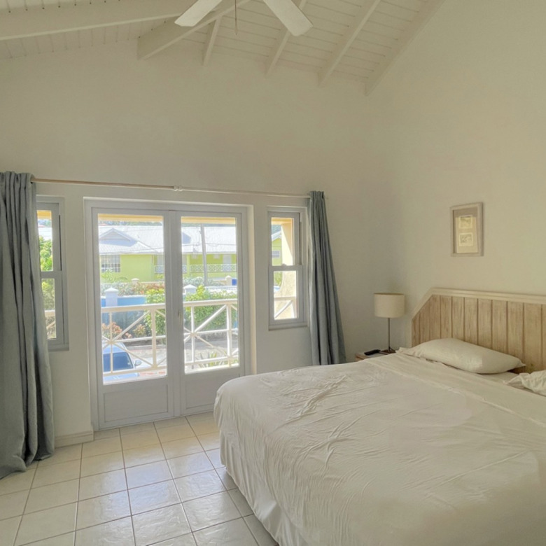 Bayview Townhouse For Sale in Rodney Bay St Lucia real estate double bed