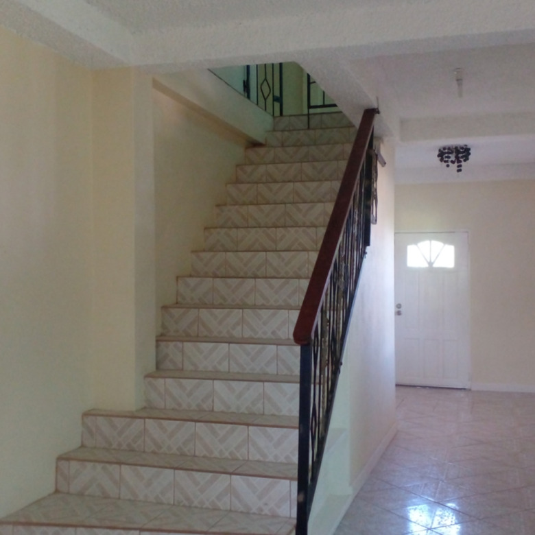 St Lucia real estate BEAUSEJOUR 3-BED HOUSE FOR RENT stairs