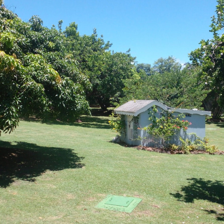 st lucia real estate HIBISCUS 2 AT GATE PARK FOR RENT yard