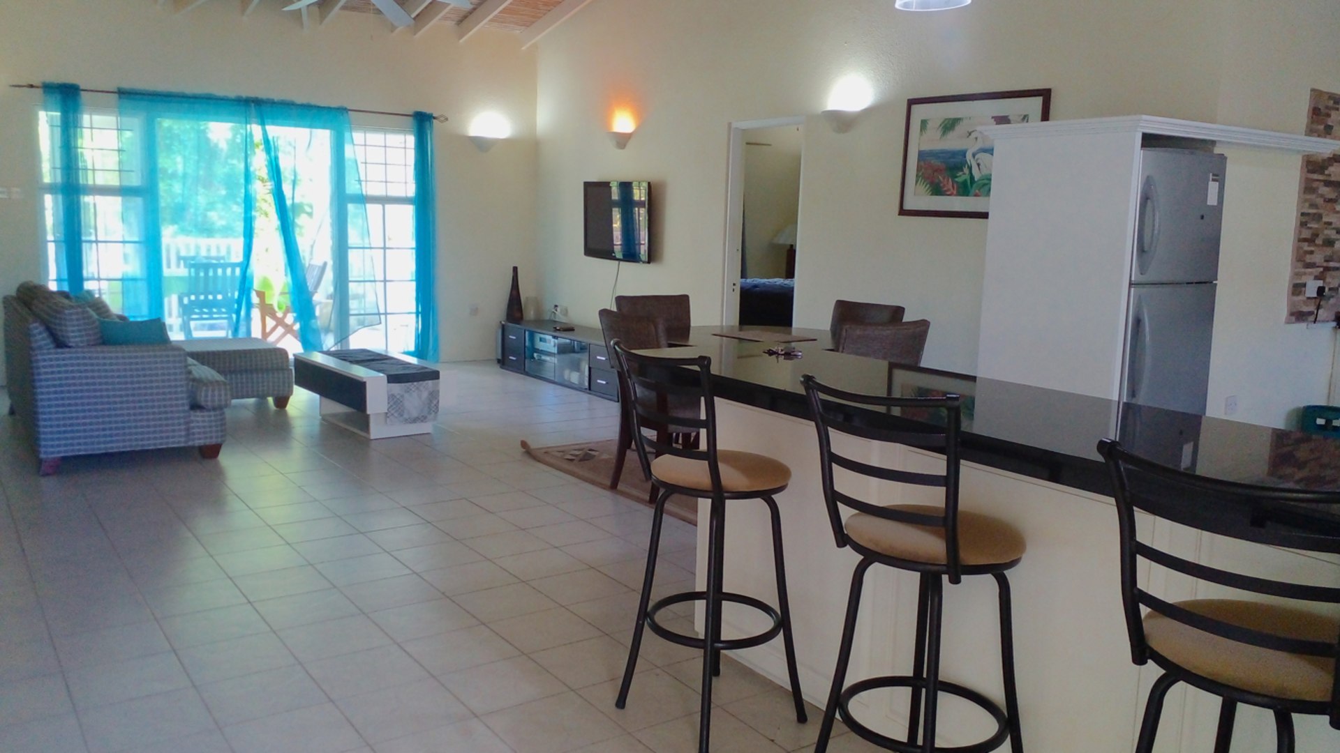 st lucia real estate HIBISCUS 2 AT GATE PARK FOR RENT living kitchen