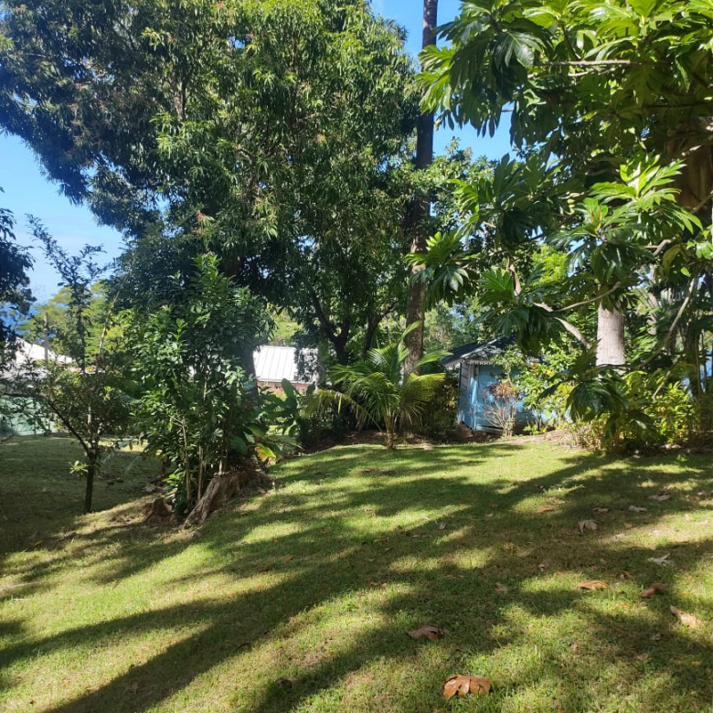 St Lucia real estate Luxury Eco Property Soufriere St Lucia for sale large lawn