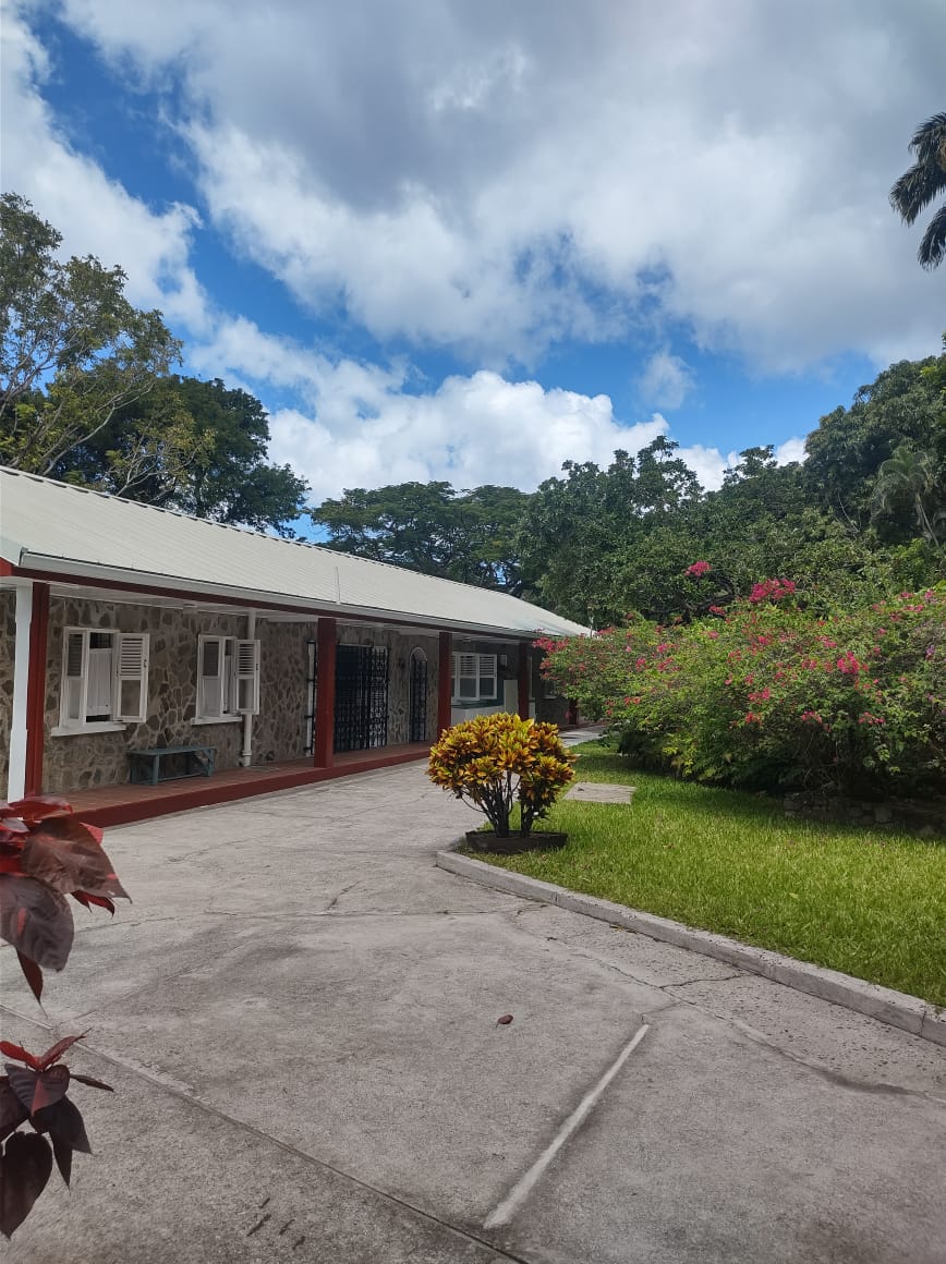St Lucia real estate Luxury Eco Property Soufriere St Lucia for sale driveway