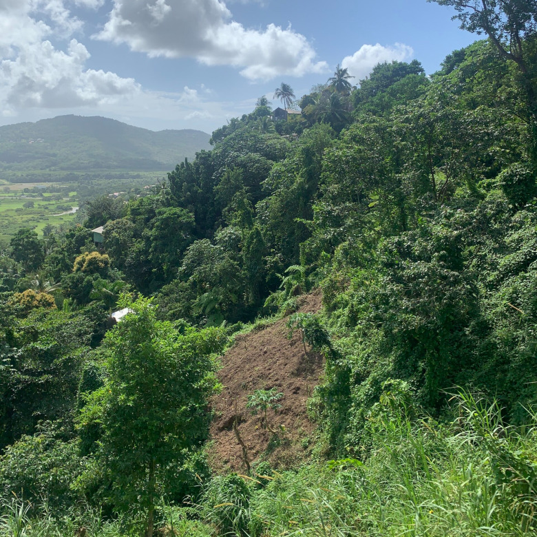 Land For Sale In Ciceron 1.33 Acres Castries st lucia view