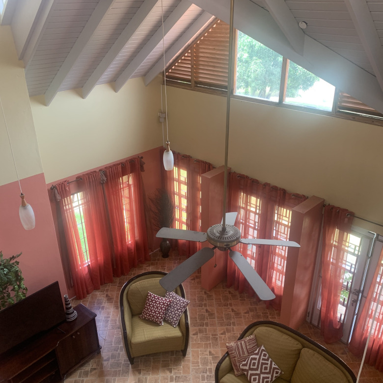 st lucia real estate - Three Bedroom House For sale in Beausejour ceiling fan