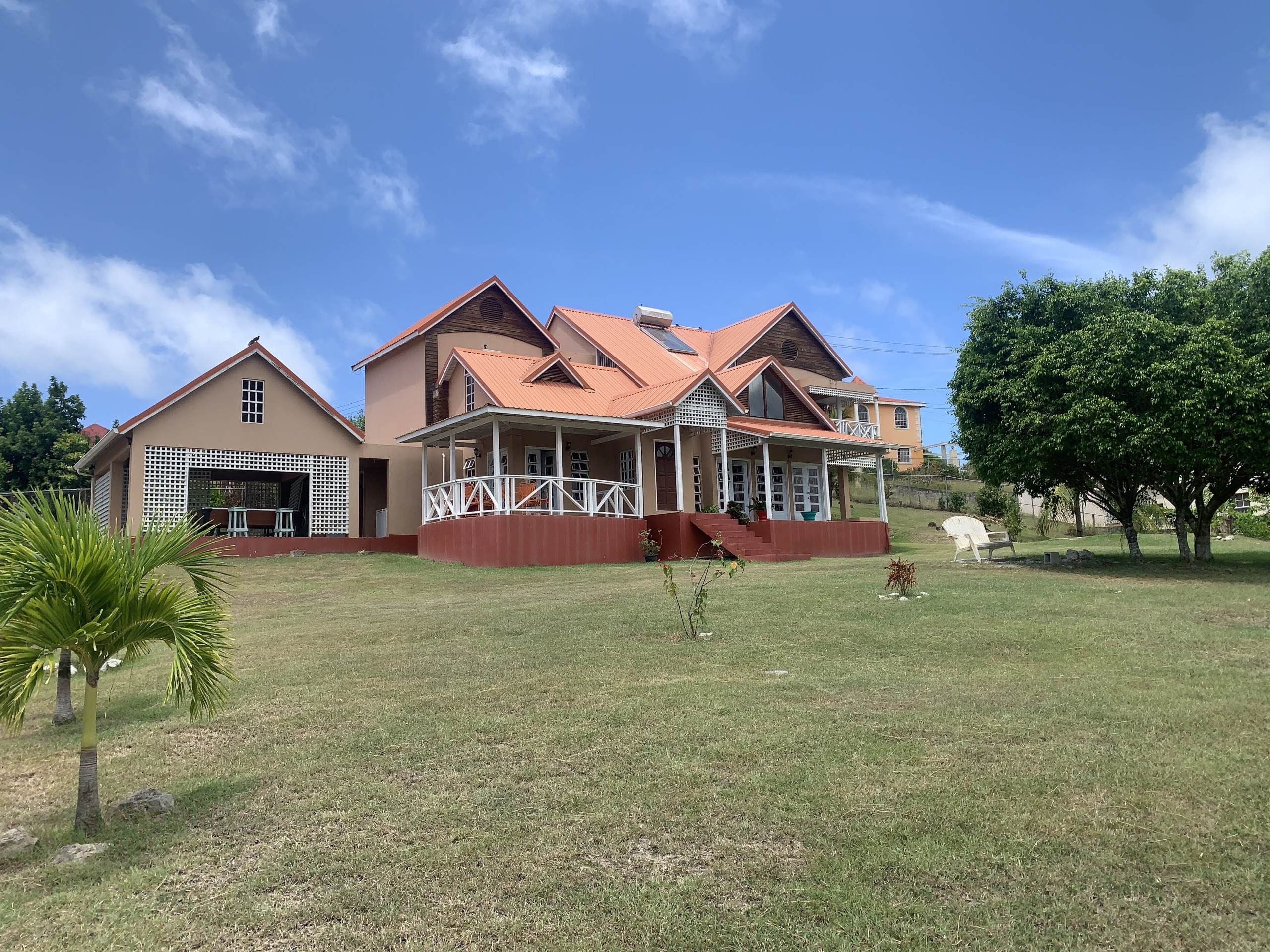 st lucia real estate - Three Bedroom House For sale in Beausejour palm tree