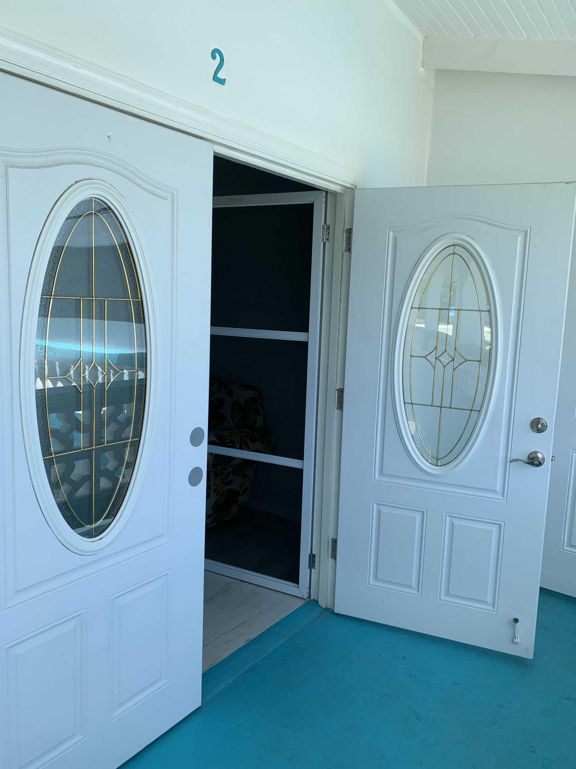 St Lucia Veronica's Breathe Easy Rental apartment #2 double doors