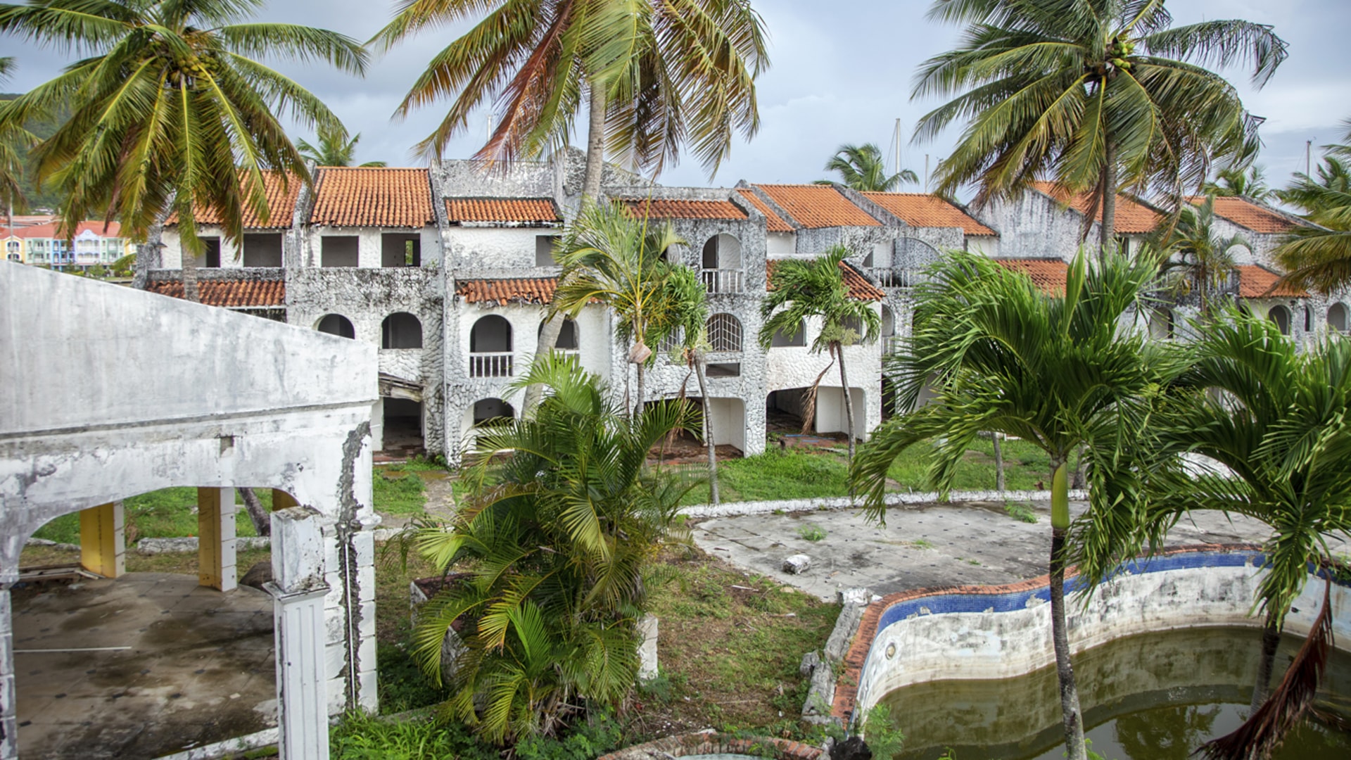 St Lucia Real Estate Rodney Marina Investment Property for sale abandoned buildings