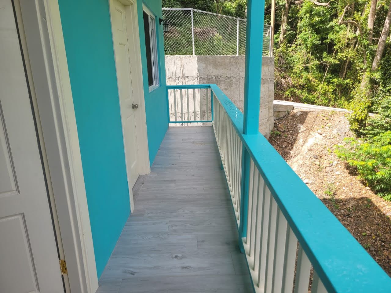 st lucia real estate House For Sale In Grand Riviere Gros Isle varandah