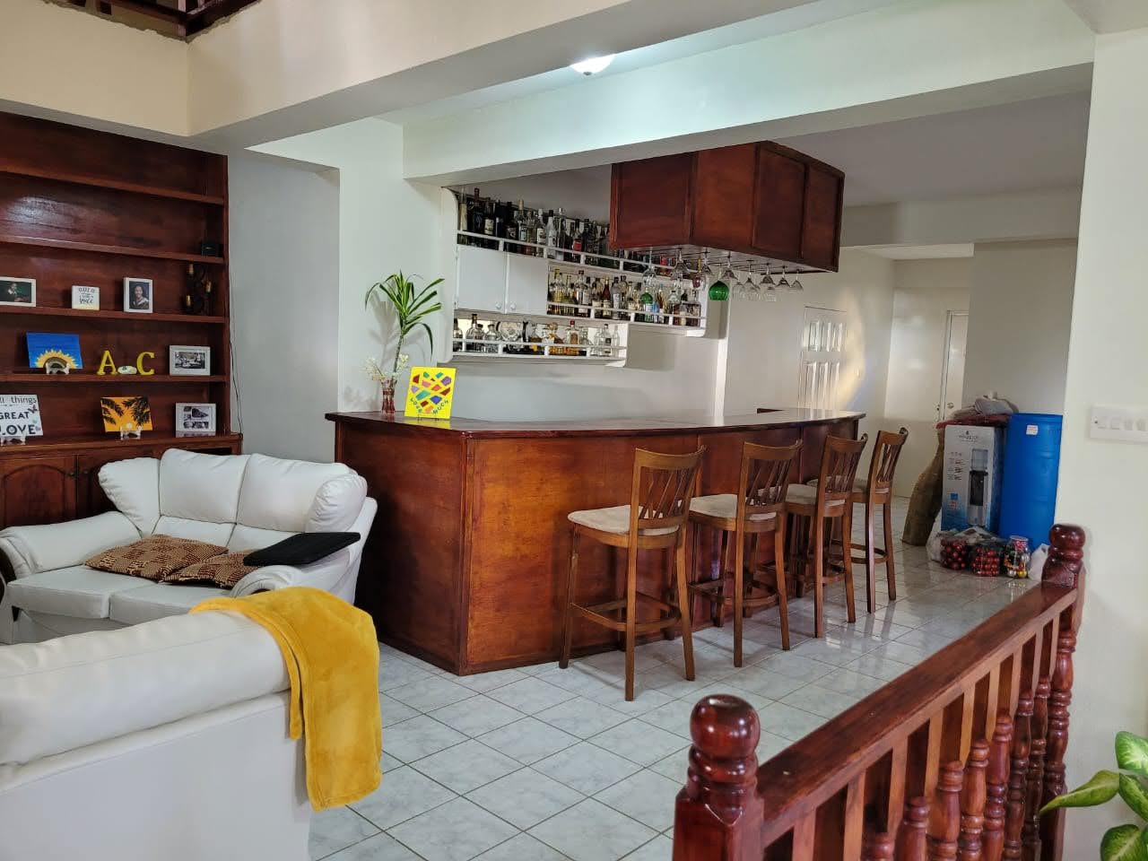 st lucia real estate House For Sale In Grand Riviere Gros Isle bar
