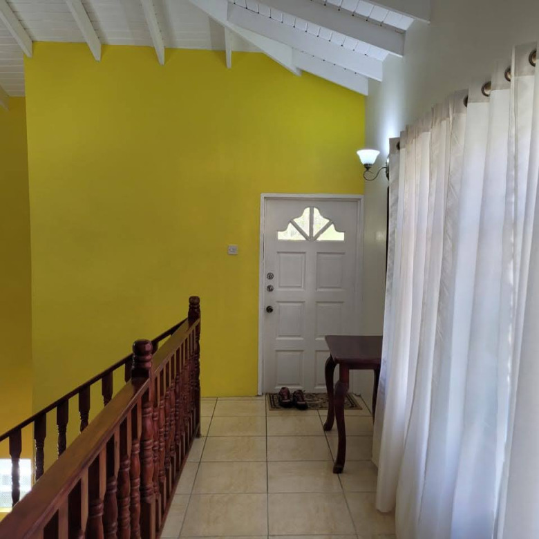 st lucia real estate House For Sale In Grand Riviere Gros Isle upstairs