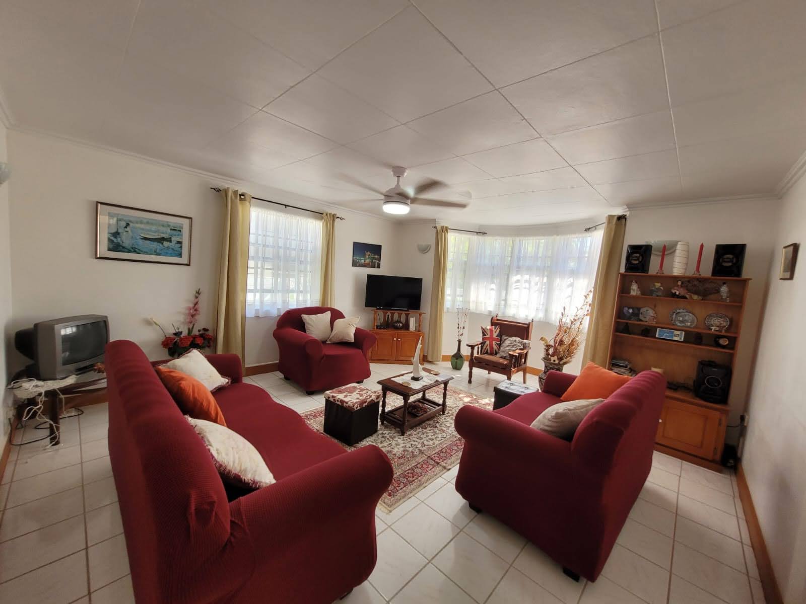 St Lucia real estate rental Fully Furnished 3 Bed House Bonneterre chairs