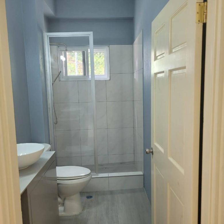 stlucia real estate rentals Unfurnished Apartment For Rent In Monchy bathroom