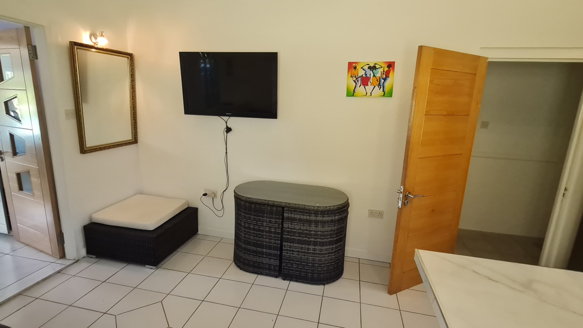Rodney bay one bed3 st lucia real estate Rodney Bay 1 Bedroom Apartment for rent tv