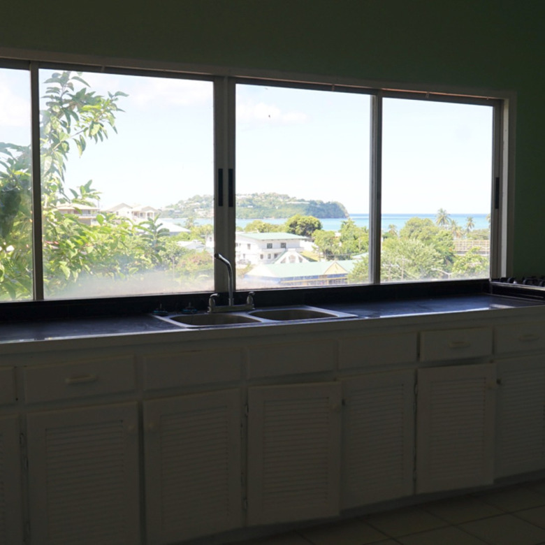 st lucia real estate SUNNY ACRES 2 BED APT.- Castries, St. Lucia for rent kitchen view