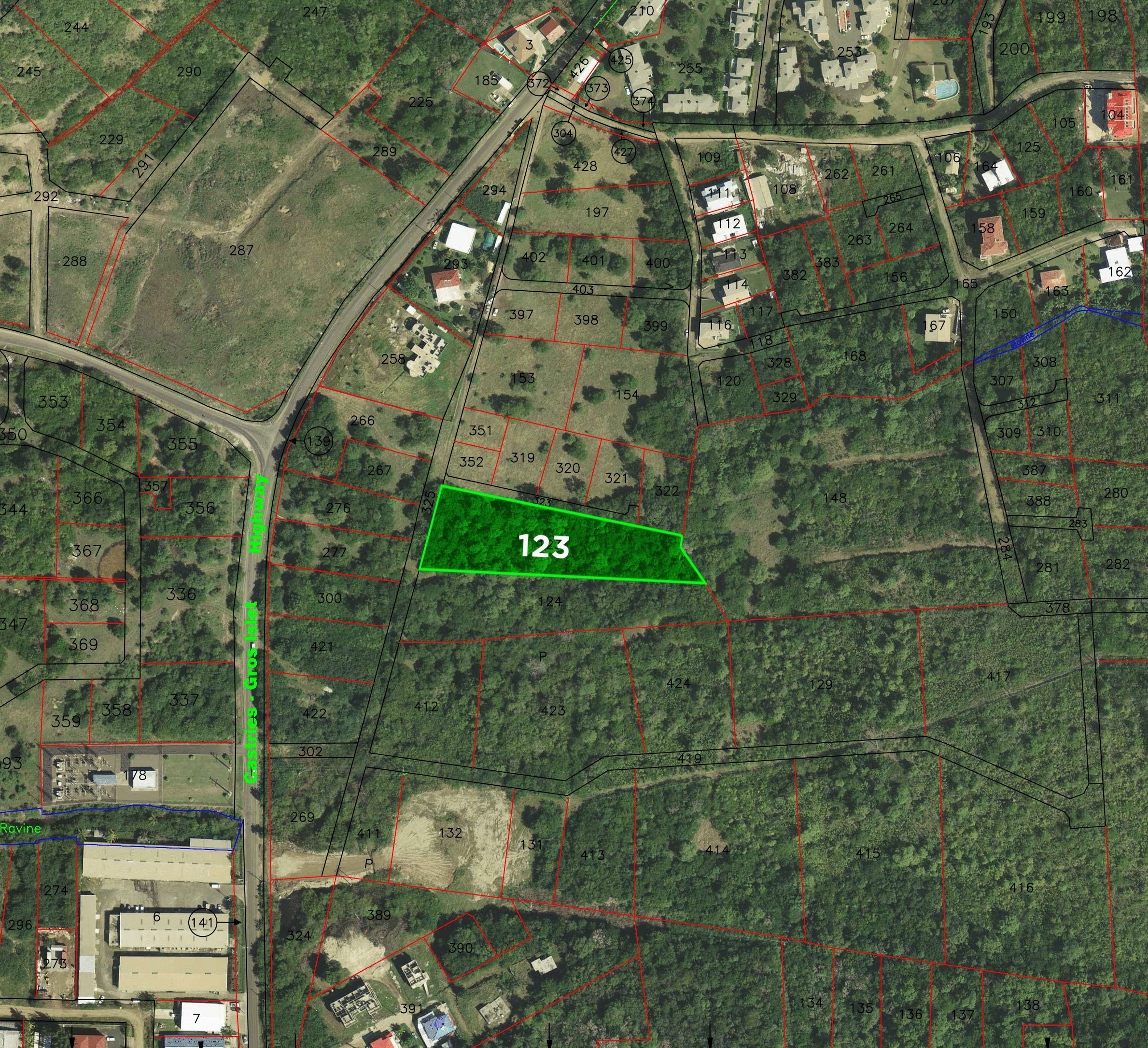 Land For Sale In Belle Vue 60000 sq ft
