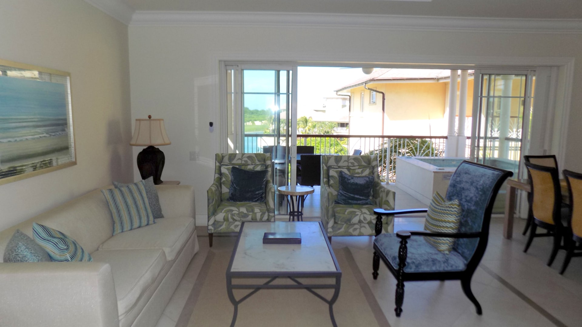 st lucia real estate THE LANDINGS UNIT NO 723- Gros Islet, St. Lucia for rent sitting room