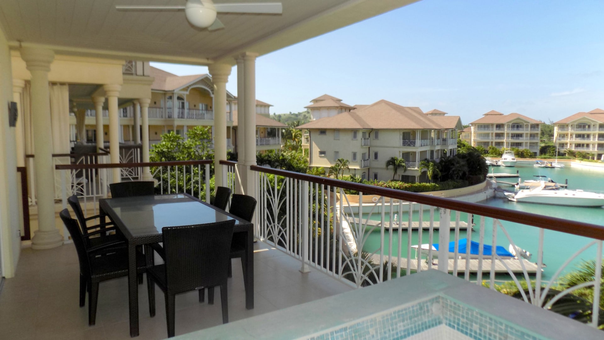 st lucia real estate THE LANDINGS UNIT NO 723- Gros Islet, St. Lucia for rent pool view