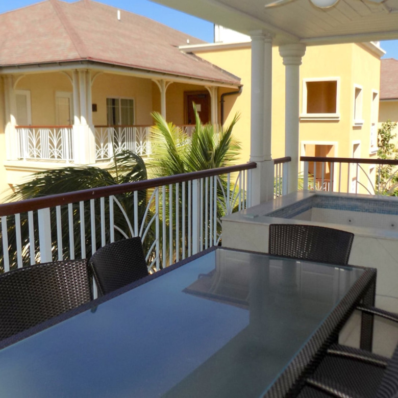 st lucia real estate THE LANDINGS UNIT NO 723- Gros Islet, St. Lucia for rent varandah