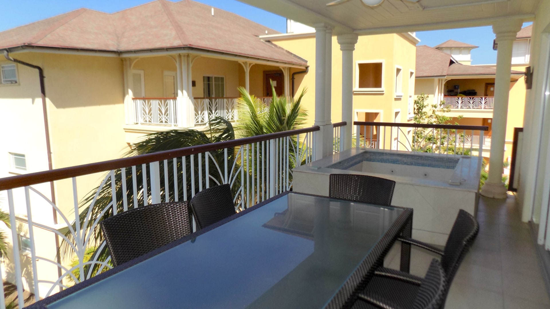 st lucia real estate THE LANDINGS UNIT NO 723- Gros Islet, St. Lucia for rent varandah