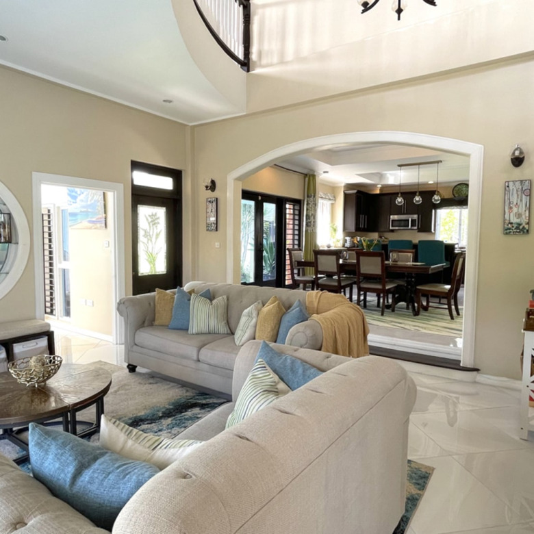 st lucia real estate VILLA ELOISE For Rent sofas