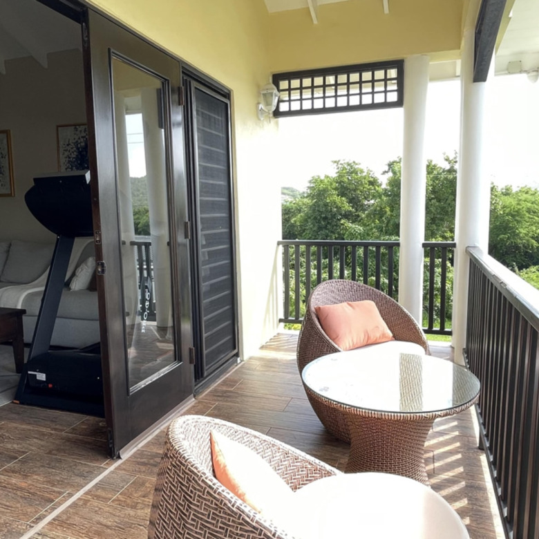 st lucia real estate VILLA ELOISE For Rent balcony