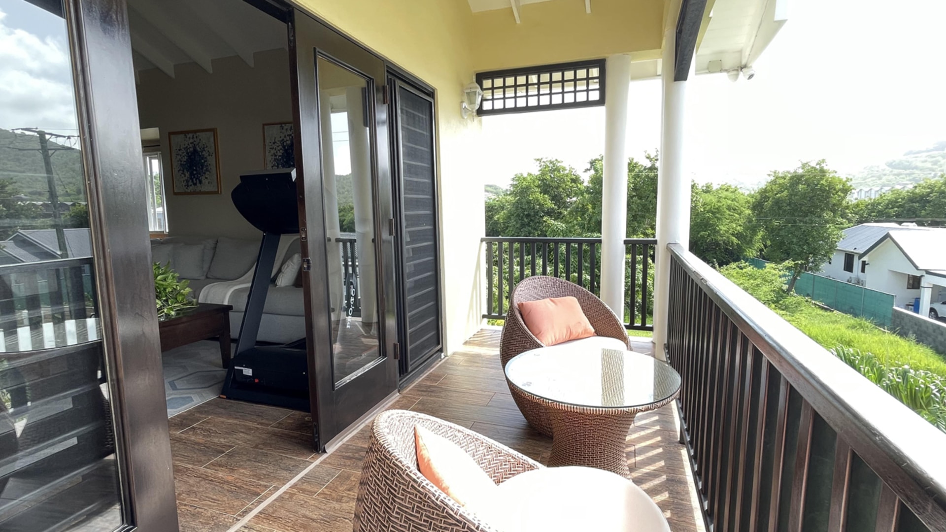 st lucia real estate VILLA ELOISE For Rent balcony