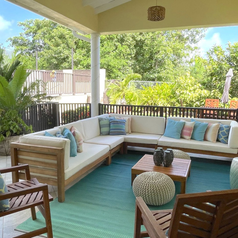 st lucia real estate VILLA ELOISE For Rent balcony