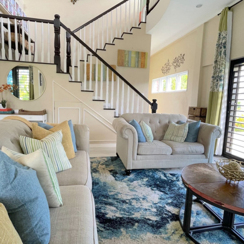 st lucia real estate VILLA ELOISE For Rent staircase
