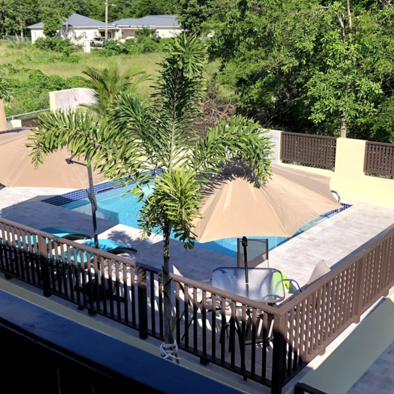 st lucia real estate VILLA ELOISE For Rent pool