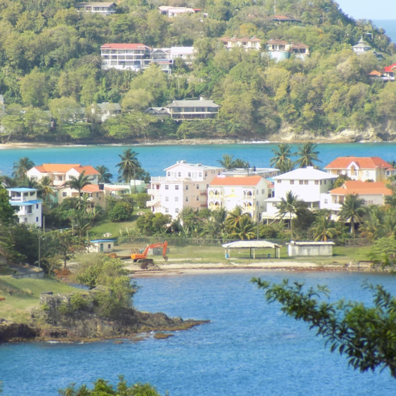St Lucia real estate : HARBOUR VIEW VILLA FOR RENT view